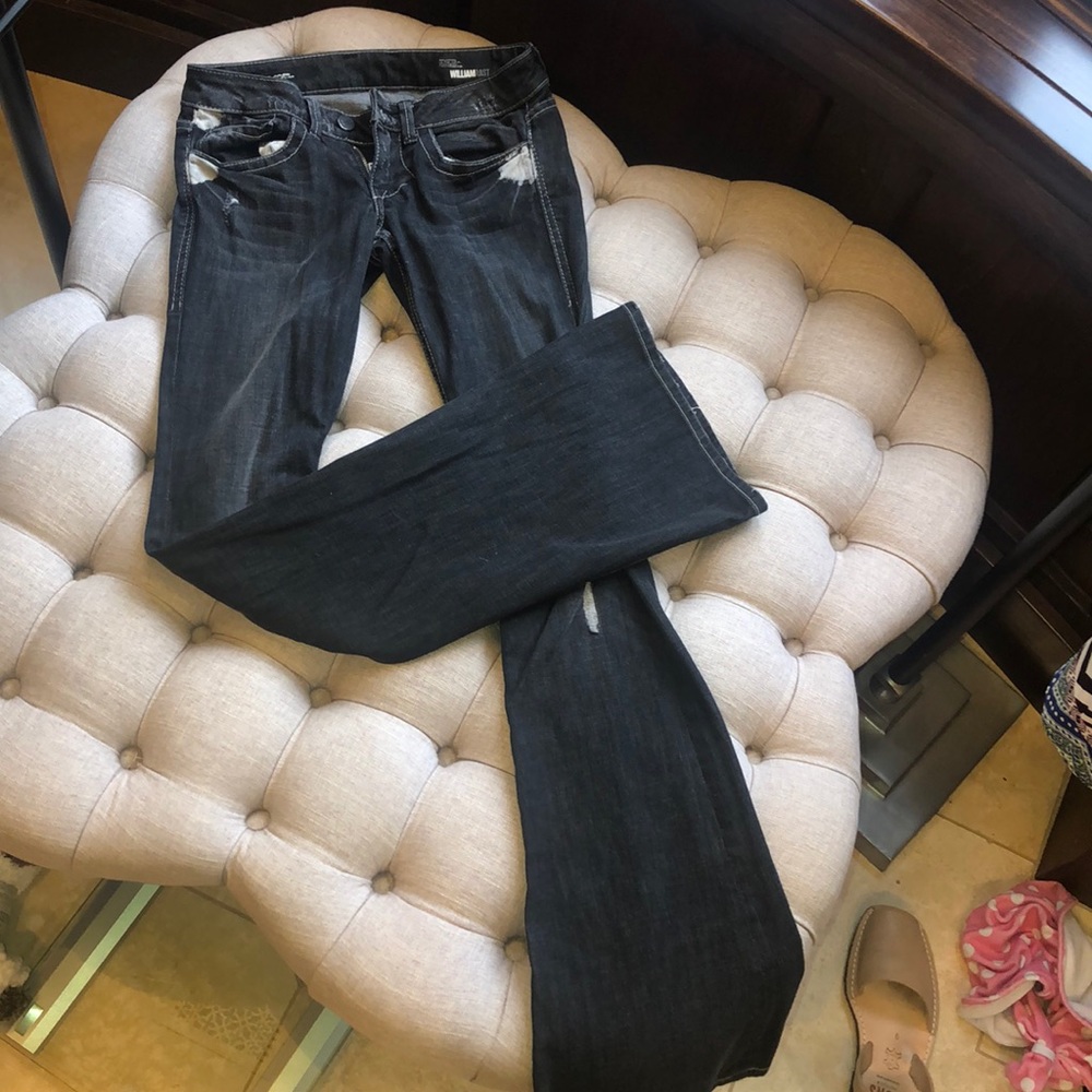 William rast skinny flare jeans